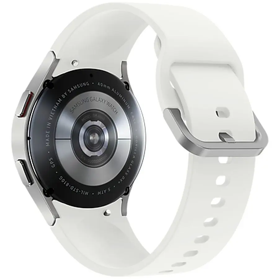 Samsung Galaxy Watch 4 (1.20", 396x396, 16 ГБ, Wear OS, Bluetooth 5.0) Серебристый (Grade C) Seller Refurbished - фото 3