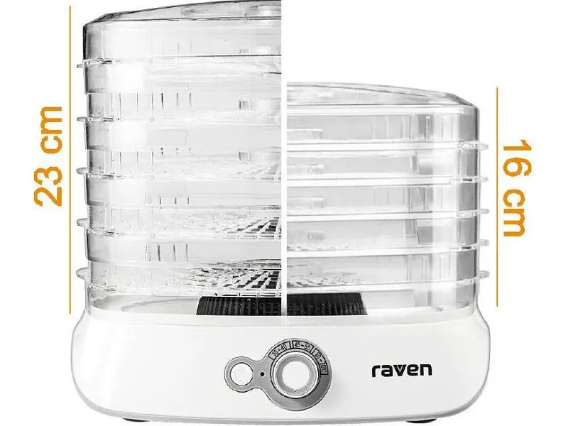 Сушарка для фруктів RAVEN ESS004X - фото 3