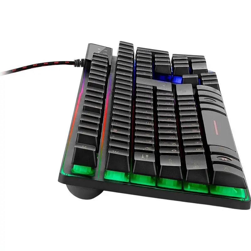 Клавіатура REAL-EL Gaming 8700 Backlit Black (EL123100015) [128762] - фото 6