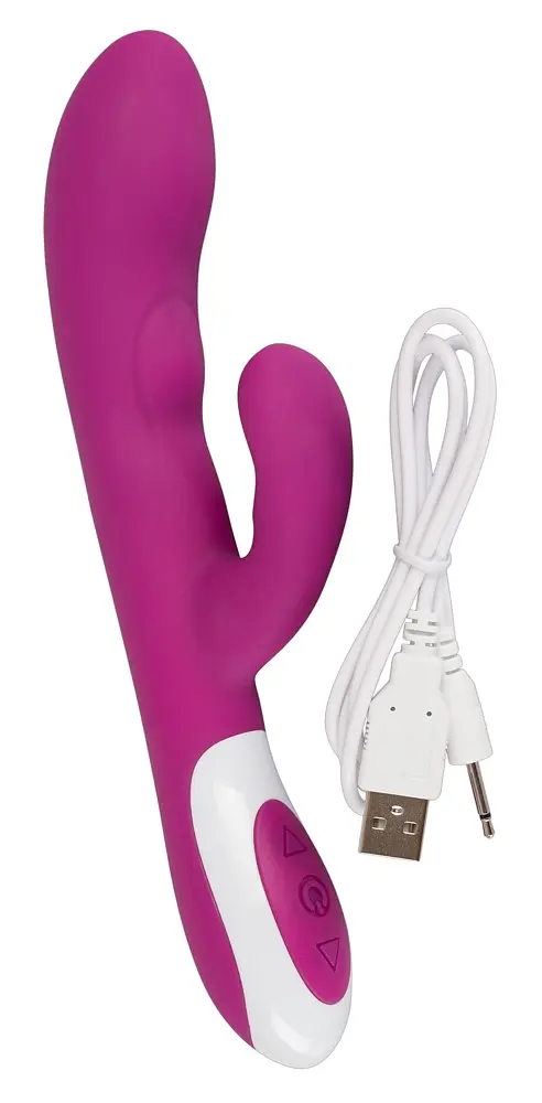 Вібратор-кролик Javida Heating Vibe 22 см рожевий - фото 4