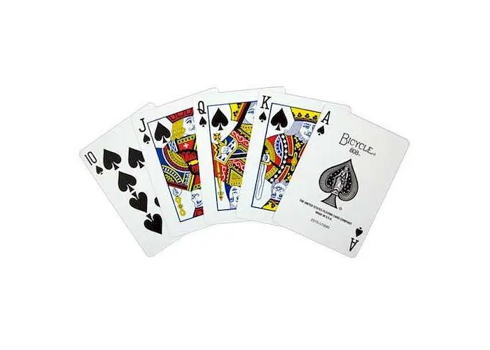 Карты игральные United States Playing Card Company Bicycle MetalLuxe Crimson (blue) (02440-1) - фото 2