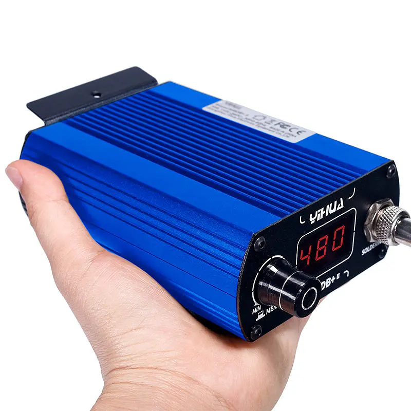 Паяльна станція Yihua 948DB+ II Точне регулювання температури / з жалом T12 / 200-480°C / 3 канали пам'яті / 75 Вт (19453) - фото 3