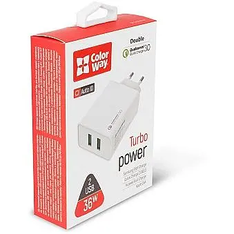 Зарядний пристрій ColorWay Quick Charge 3.0 36W - фото 6