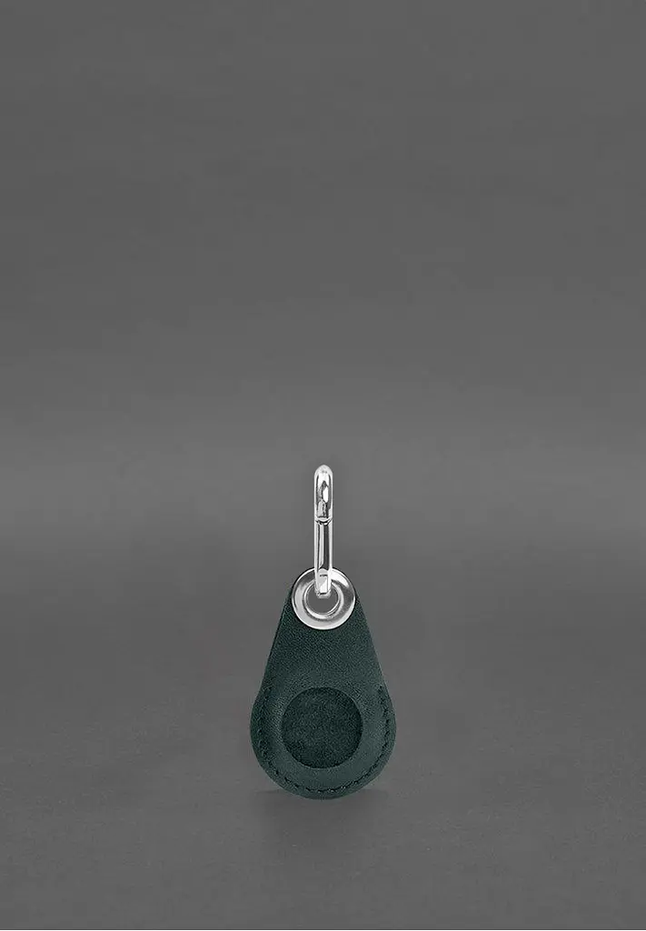 Кожаный чехол для Apple AirTag Зеленый - фото 5