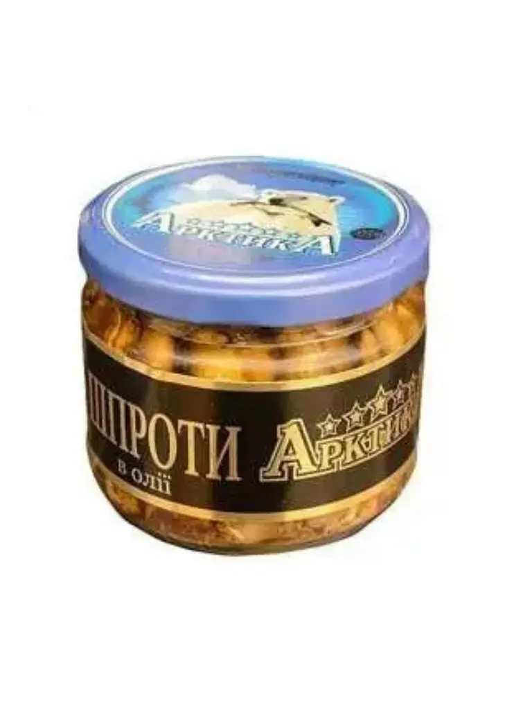Арктика Шпроти в олії скло 250 г