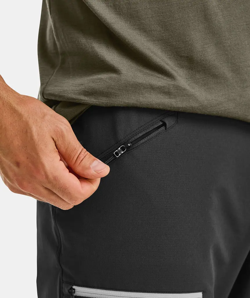Штани Ortovox Seceda Softshell Pants M M Чорний (1054-025.001.1201) - фото 6
