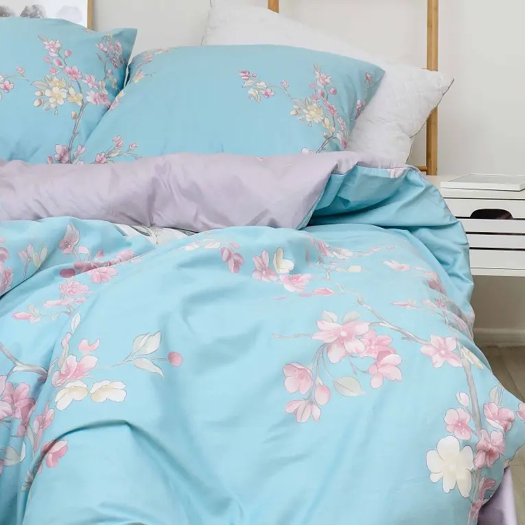 Постільна білизна полуторна Viluta Сатин Twill 542-1-5 210х143 см - фото 4