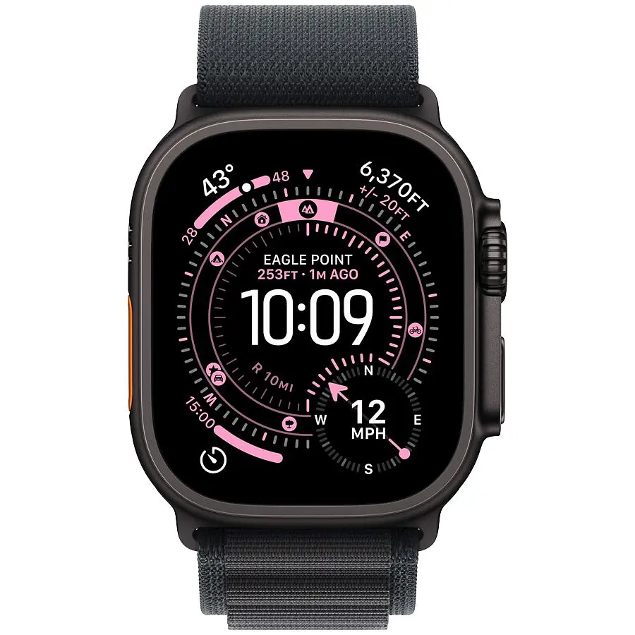 Apple Watch Ultra 3, 49mm, Чорний, Black Alpine Loop, S (Grade Q) Seller Refurbished - фото 2