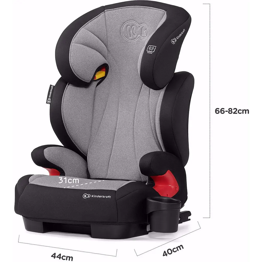 Автокрісло Kinderkraft 15-36 кг IsoFix Unity Grey - фото 6
