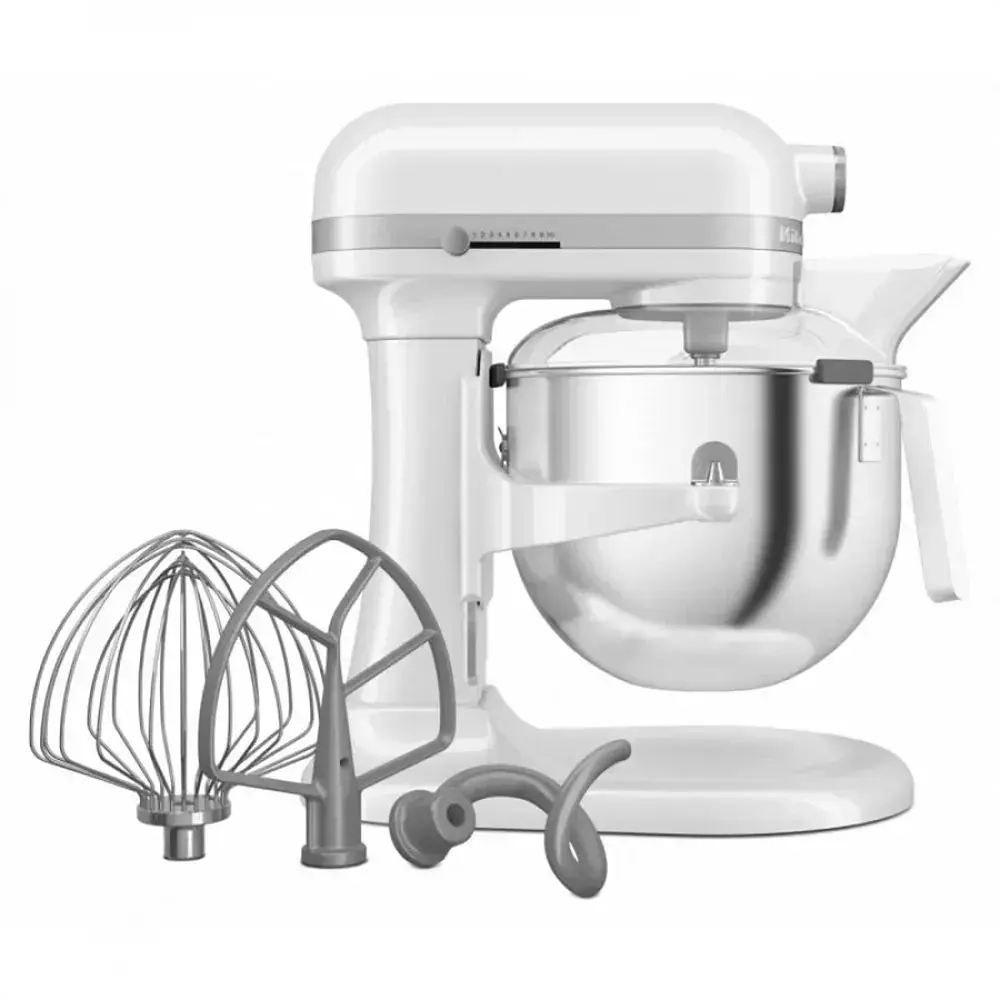 Кухонна машина KitchenAid Heavy Duty 6,6 л 5KSM70JPXEWH з підйомною чашею білий - фото 3