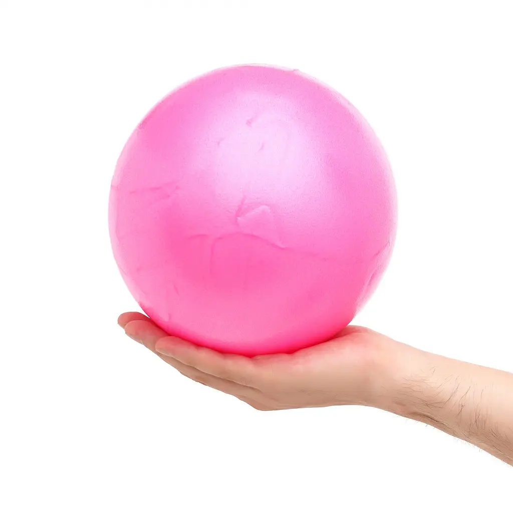 М'яч для пілатесу, йоги, реабілітації Cornix MiniGYMball 22 см XR-0228 Pink - фото 4