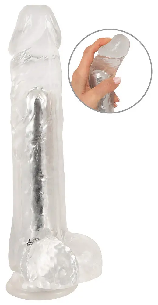 Вібратор - Crystal Clear Vibrator 24.5 см - фото 8