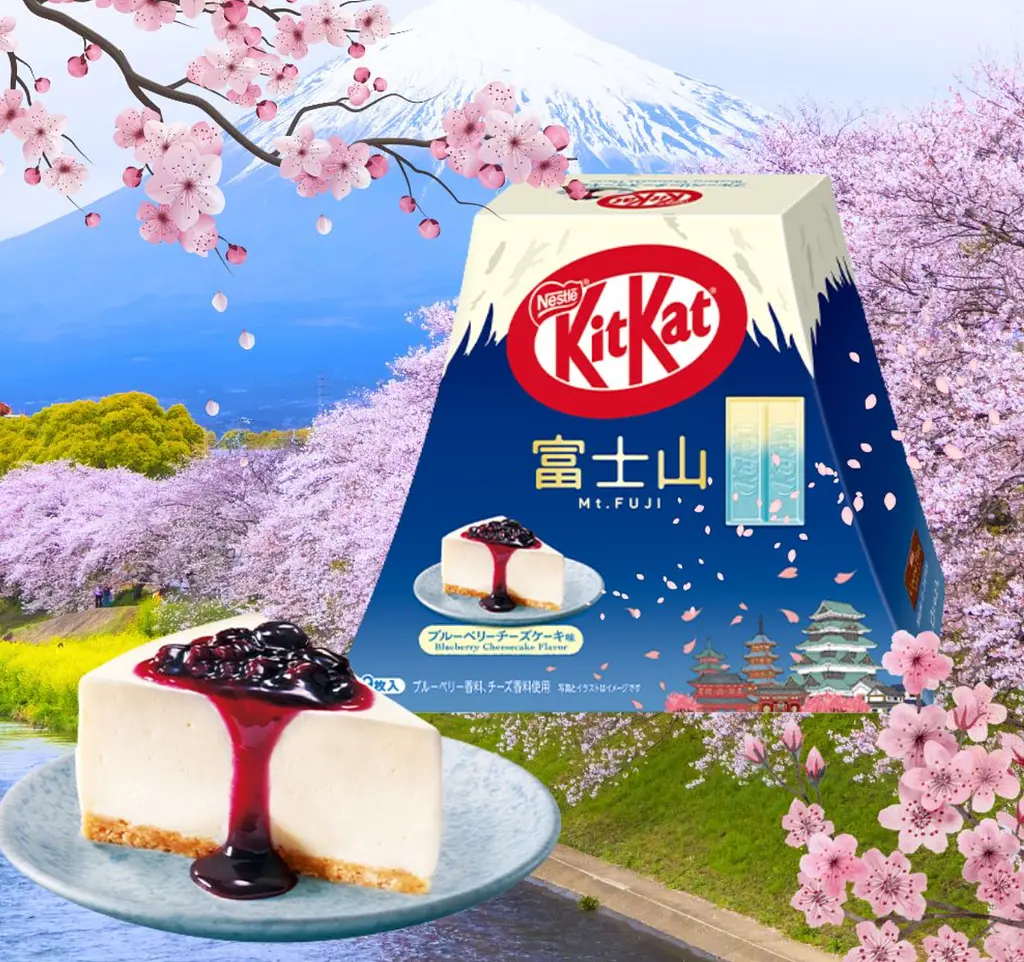 Шоколадні міні батончики KitKat Fuji Blueberry Cheesecake 9шт, 180г - фото 7