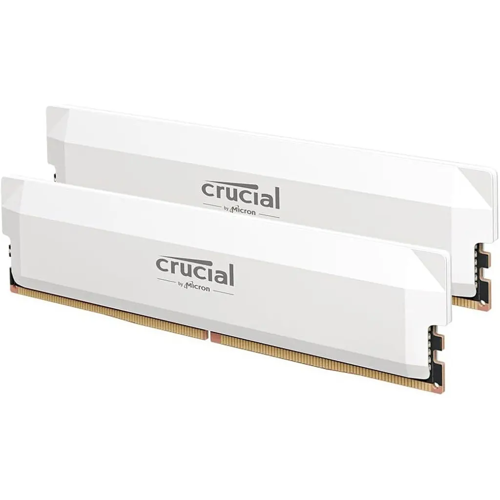 Модуль пам'яті DDR5 Crucial 2x32GB 6400 MHz Pro OC White (CP2K32G64C40U5W) [157785] - фото 2