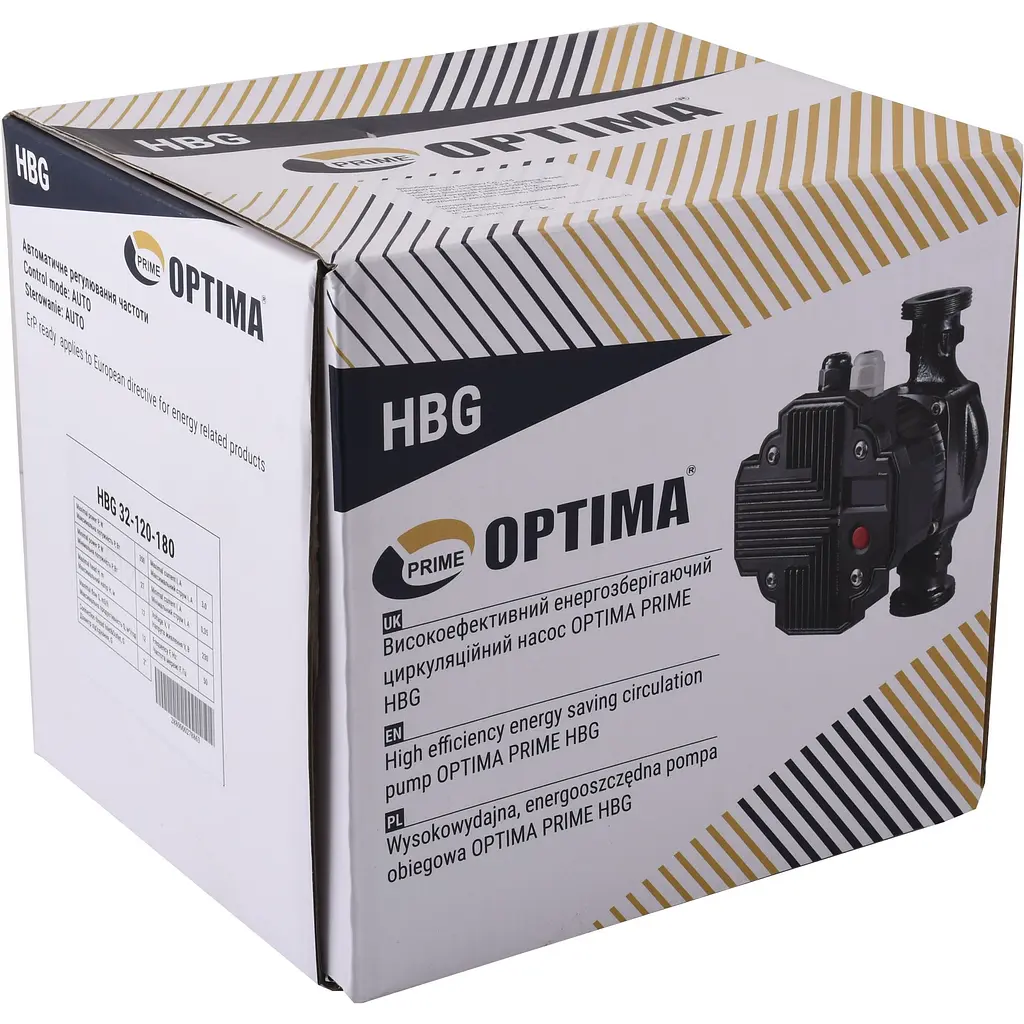 Насос циркуляционный энергосберегающий Optima Prime HBG 32-120AUTO 180 мм - фото 5