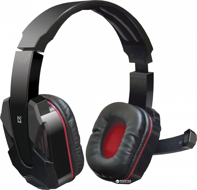 Ігрові навушники Defender Warhead G-260 1.8 м (Червоно-чорні) - фото 2