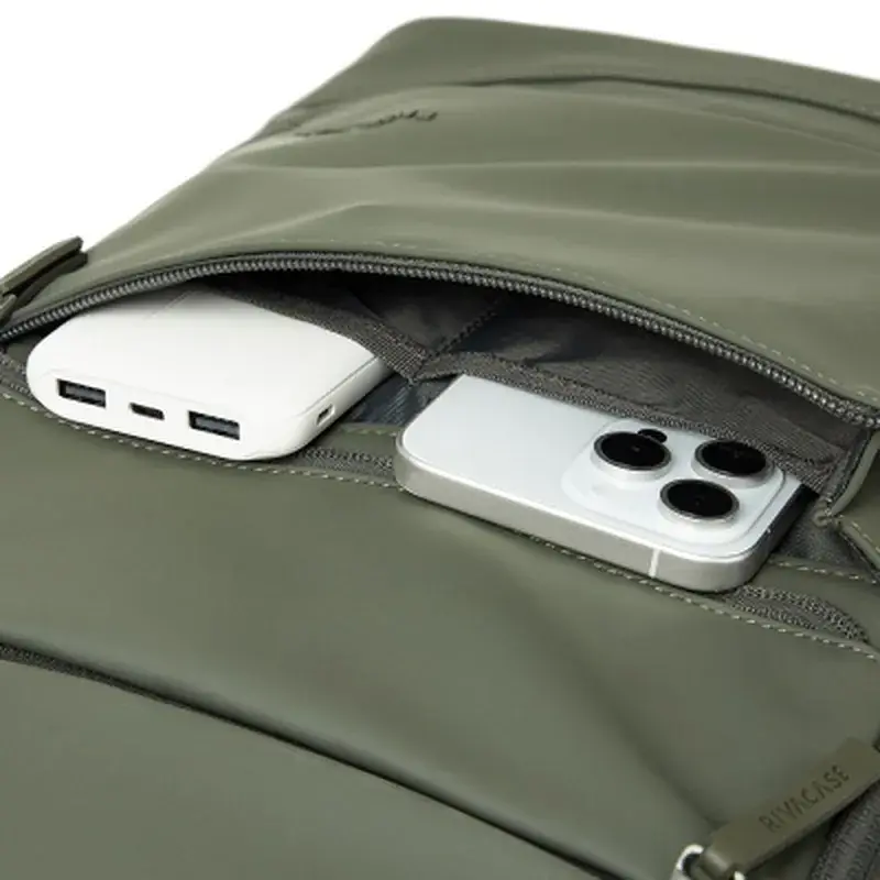 Рюкзак для ноутбука RivaCase 15.6" 7856 Eden, Olive green, 20L (7856Olivegreen) - фото 10