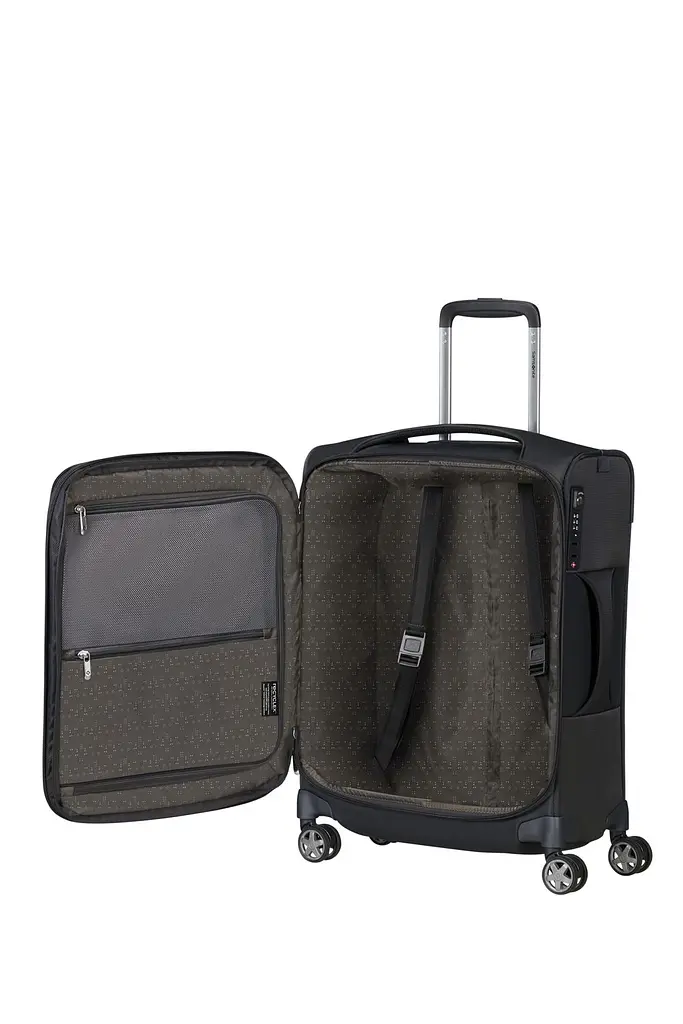 Валіза 55 См Samsonite D'LITE BLACK 55x40x22(25) KG6*09302 - фото 2