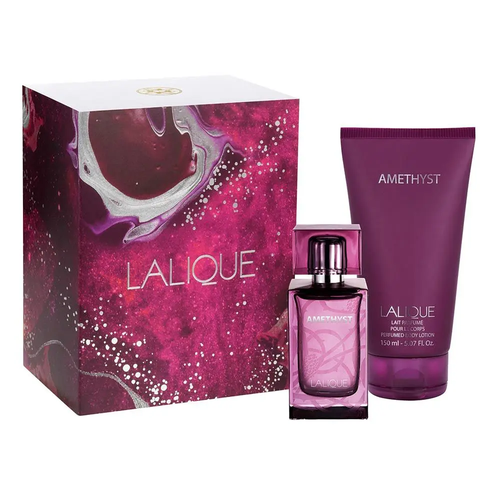 Оригінал Набір Lalique Amethyst (edp 50ml+b/lot 150ml) - фото 2