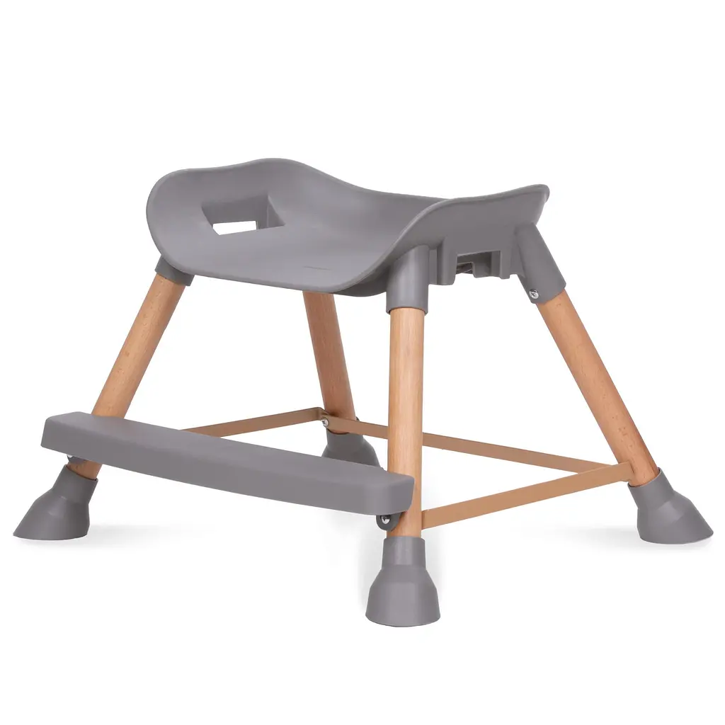 Стульчик для кормления Kidwell Eatan Wood 4 в 1 Gray (5901130091003) - фото 2