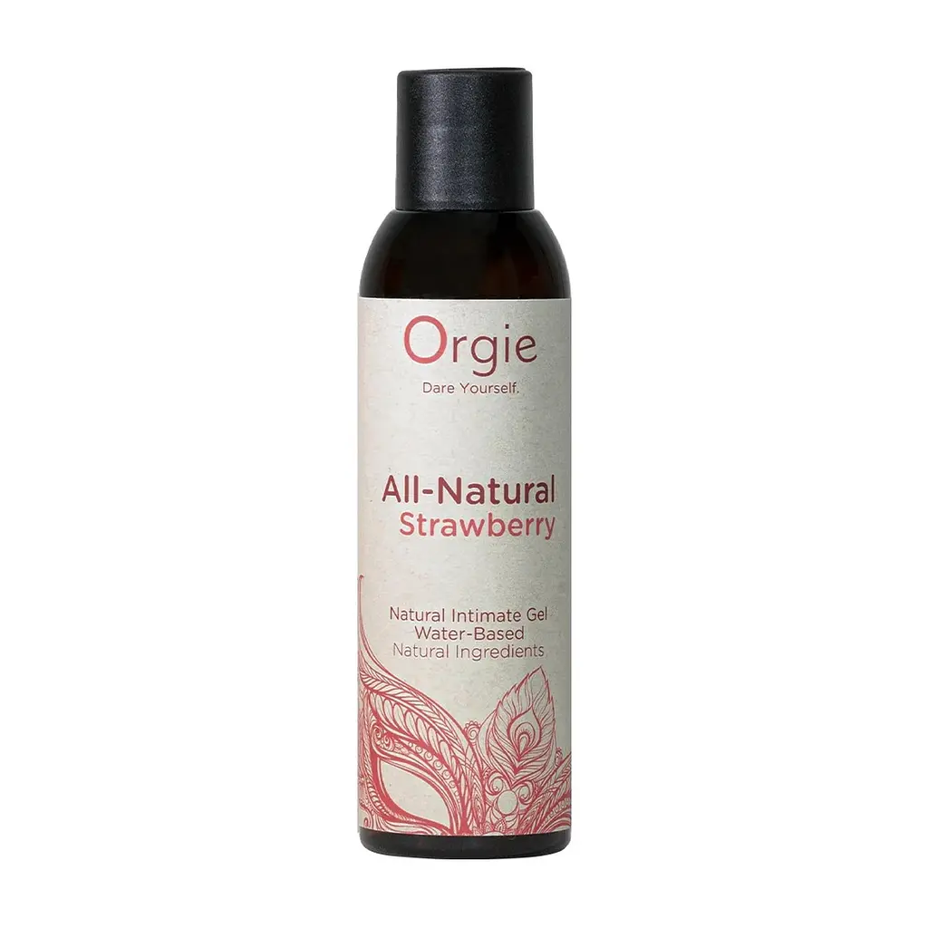Оральний лубрикант Orgie All-Natural зі смаком полуниці, 150 мл