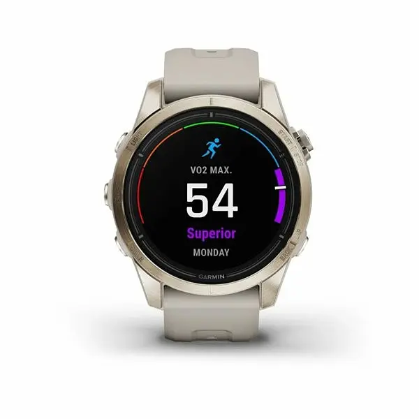 Смарт-годинник Garmin Epix Pro Gen 2 Sapphire 42mm Soft Gold w. Light S. Band (010-02802-10/11) - фото 2