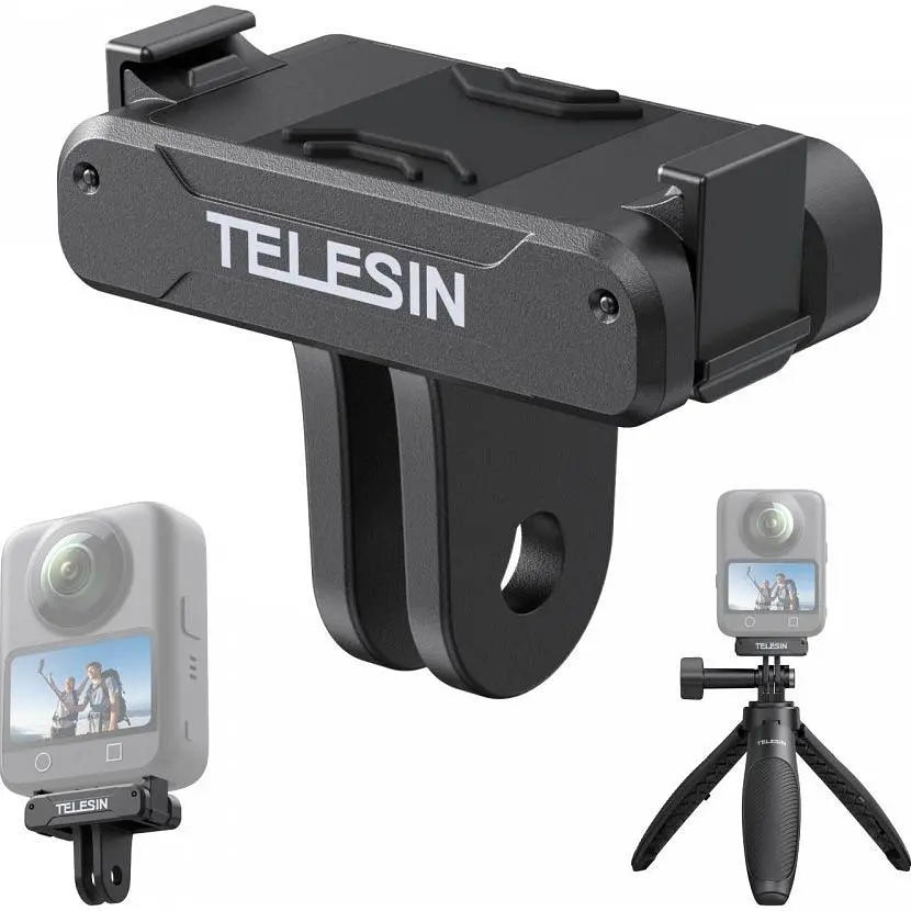 Магнітний адаптер Telesin S7-JBK-23-TDJ для екшн-камери DJI Action 6/5/Osmo 360 - фото 2