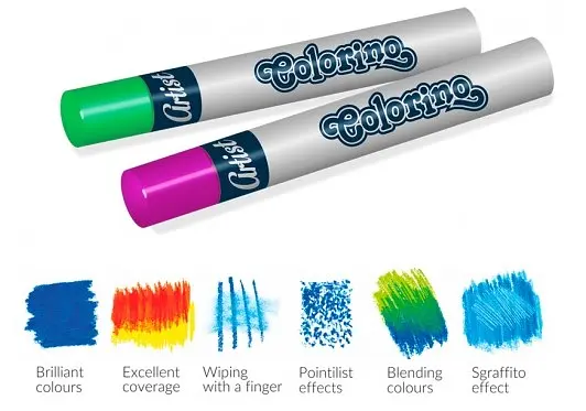 Олівці пастельні Colorino Рremium Artist на масляній основі 24 кольори 24 шт (65719PTR) - фото 2