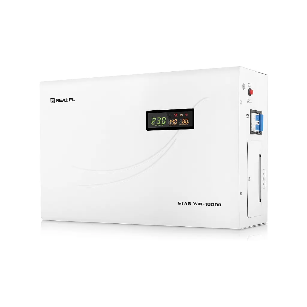 Стабілізатор напруги REAL-EL STAB WM-10000 (EL122400015) - фото 4