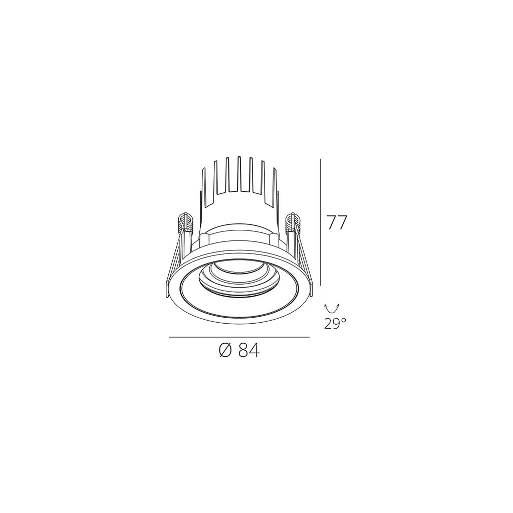 Точковий світильник RSL74132 7W WH+BK 3000K - фото 2