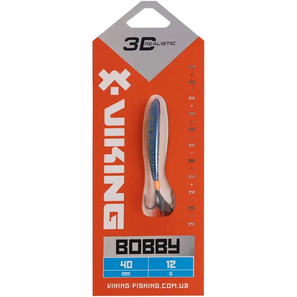 Бокоплав Viking Fishing Bobby 40mm 12.0g #21 Kingfisher Green - фото 2