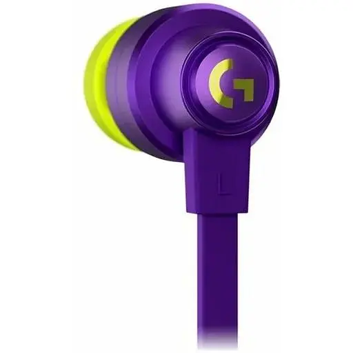 Навушники для геймерів Logitech G333 Gaming Earphones фіолетові (981-000936) - фото 3