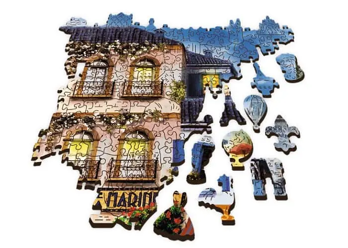 Пазл Trefl дерев'яний фігурний Французька алея 1000 ел. (20142) - фото 3