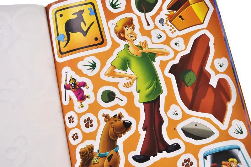 Стикербук IDEYKA Scooby-Doo: Пригоди Скубі, альбом для наклейок з персонажами мультфільму (SBL0001) - фото 6