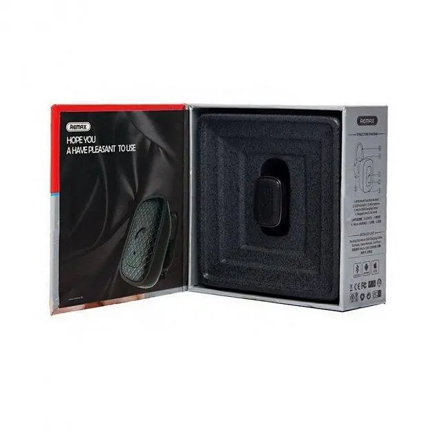 Bluetooth гарнитура Remax RB-T18 black - фото 6