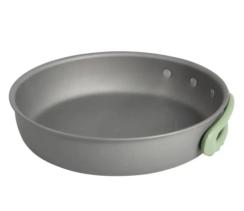 Набір посуду Bo-Camp Explorer XL 4 Pieces Hard Anodized Grey/Green (2200249) (DAS302116) - фото 6