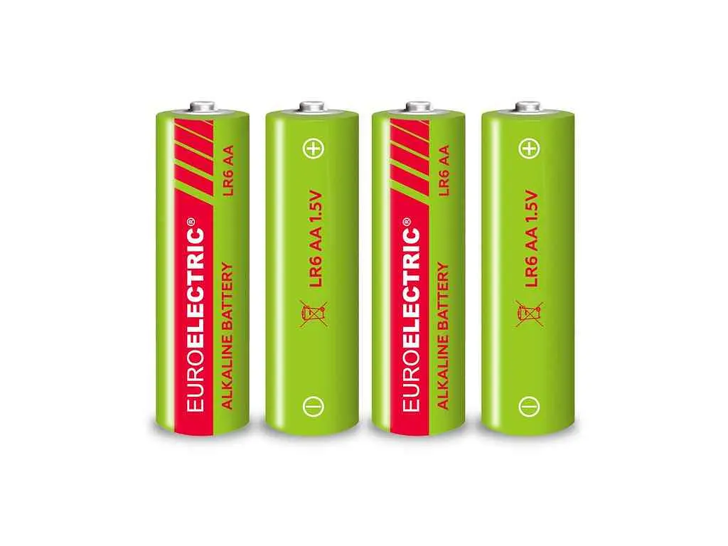 Батарейка лужна EUROELECTRIC LR6/AA 4шт 1,5V blister - фото 2