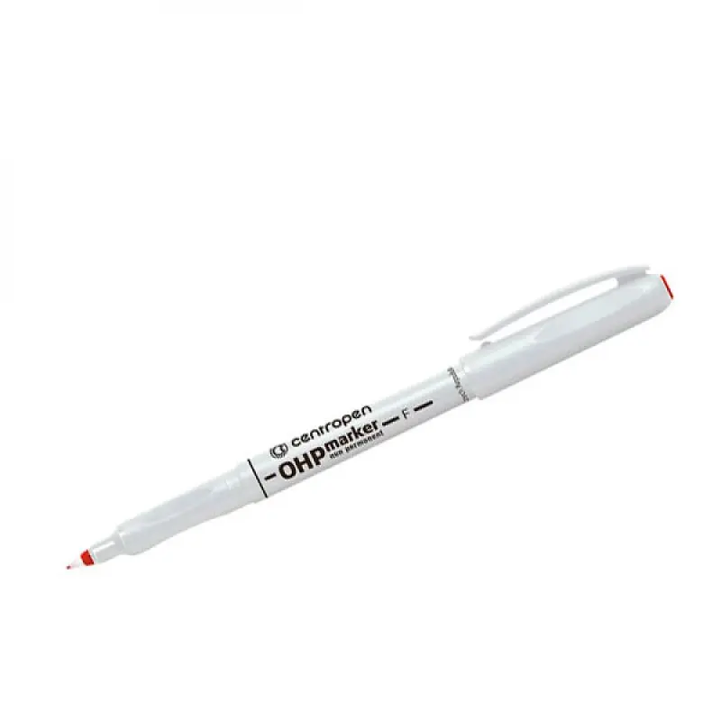 Маркер "Centropen" №2646/02 Non-Permanent OHP 0,6мм червоний(10)(200)