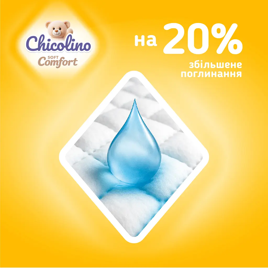 Підгузки Chicolino Soft comfort Розмір 5 (11-25кг) 30 шт (4820204703554) - фото 6