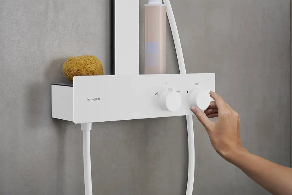 Душова система з термостатом Hansgrohe Rainfinity 360 1jet matt white 26853700 - фото 3
