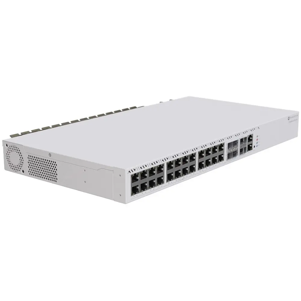Комутатор Mikrotik CRS326-4C+20G+2Q+RM, 1x10/100, 20x2.5G, 4xCombo 10G Ethernet/SFP+, 2x40G QSFP+, - фото 2