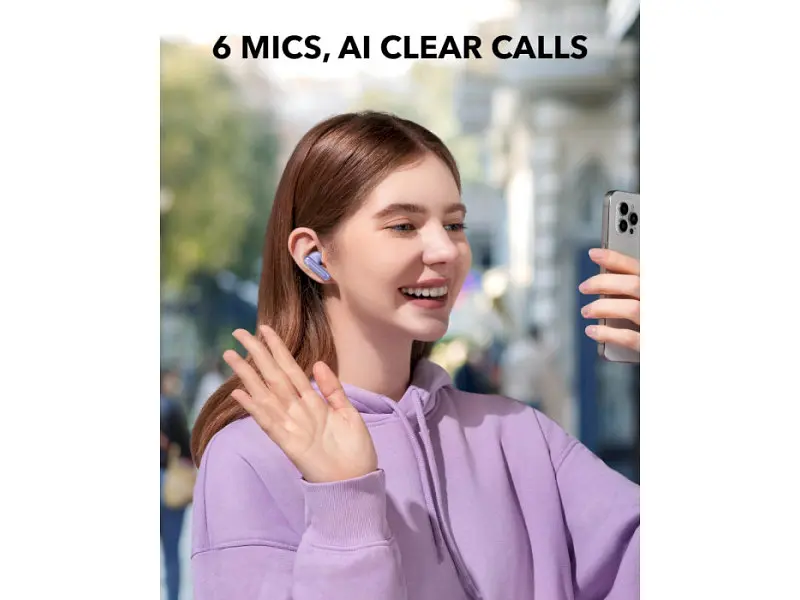 Навушники TWS ANKER SoundCore P40i Purple - фото 10