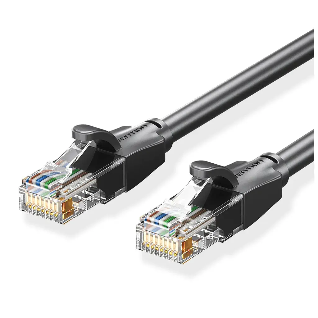Патч-корд Vention 2 м, UTP Cat. 6 RJ-45 чорний (IBEBH)