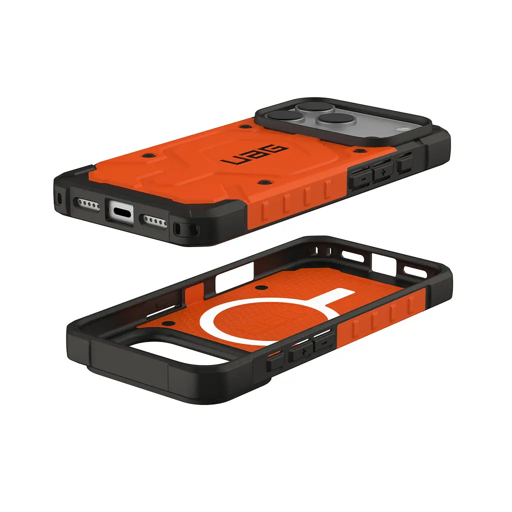 Чехол UAG для iPhone 17 Pro, Pathfinder MagSafe, Orange teh0019367 - фото 7