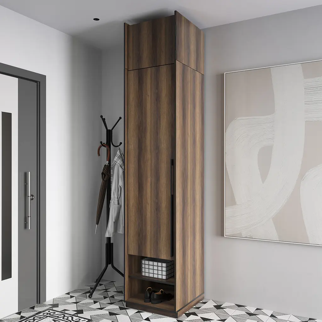 Пенал для будинку Flamecame з полицями у передпокій FR-02 Кверкус - фото 3