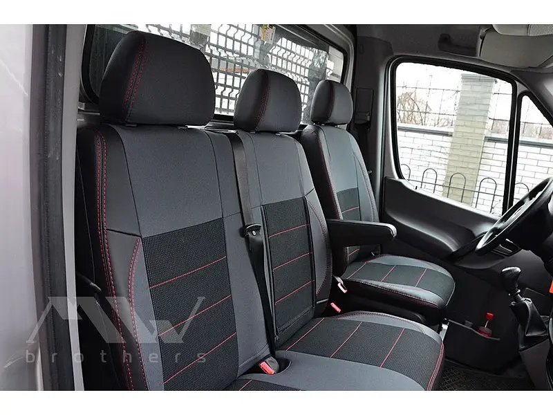 Авточохли модельні MW Brothers для Mercedes Sprinter ( 1+2 ) c 2006 - фото 8
