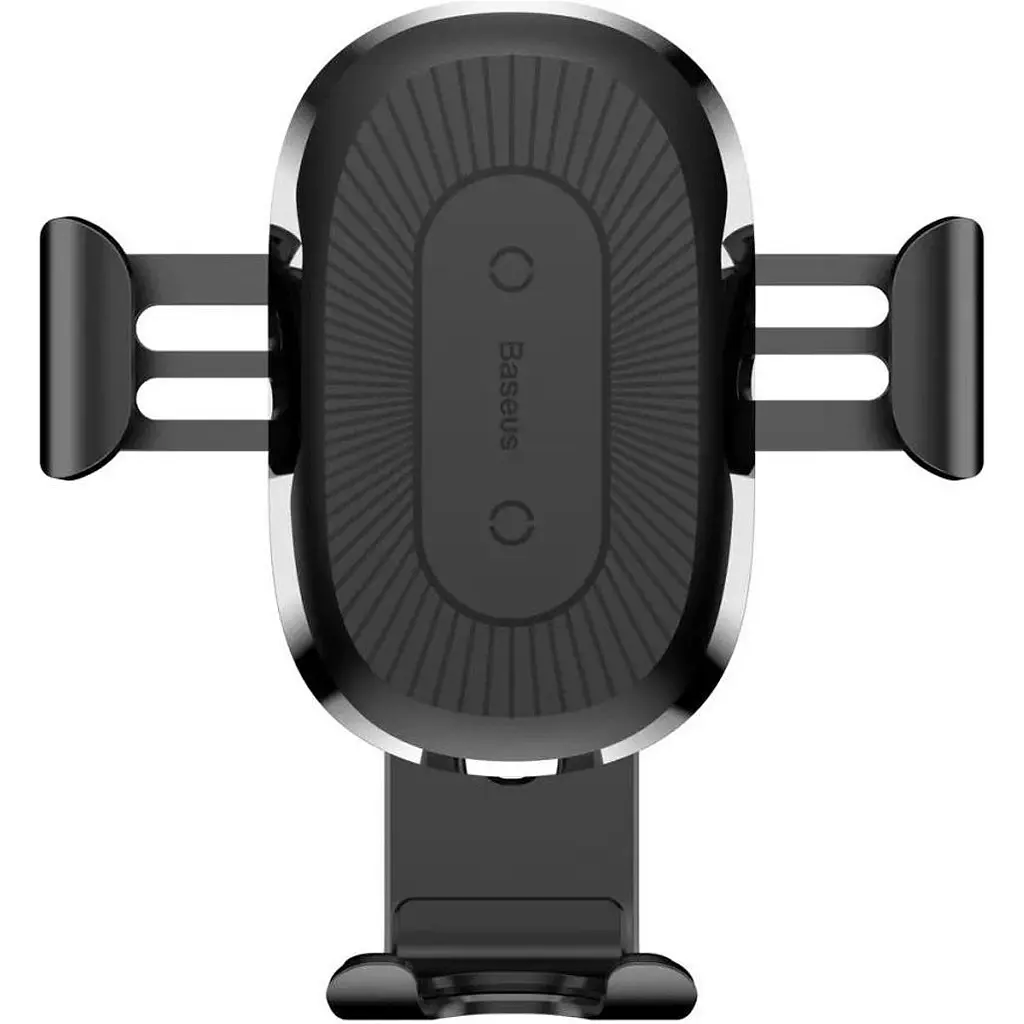 Автотримач із бездротовою зарядкою Baseus Wireless Charger Gravity Car Mount Black (WXYL-01) [85328] - фото 2