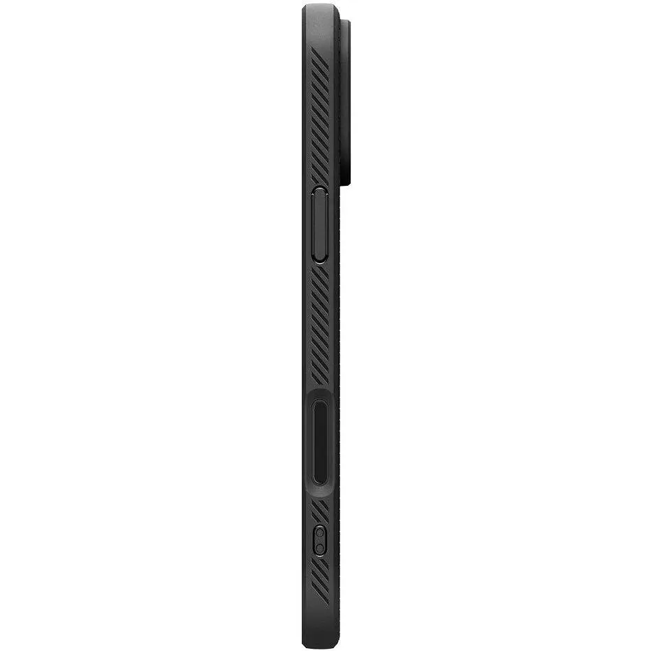 Чехол Spigen Liquid Air для iPhone 17 Pro Matte Black (ACS10331) + защитное стекло - фото 4