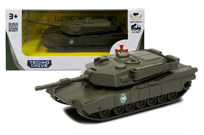 Іграшковий танк Шеврони Героїв АНК "1 ОТБр" TechnoDrive 250332W2