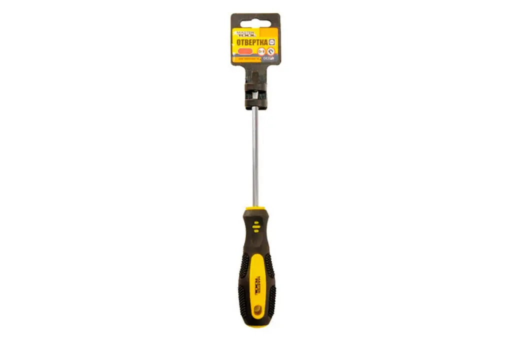 Отвертка плоская шлицевая Mastertool SL5 х 100 мм 48-5510 - фото 2